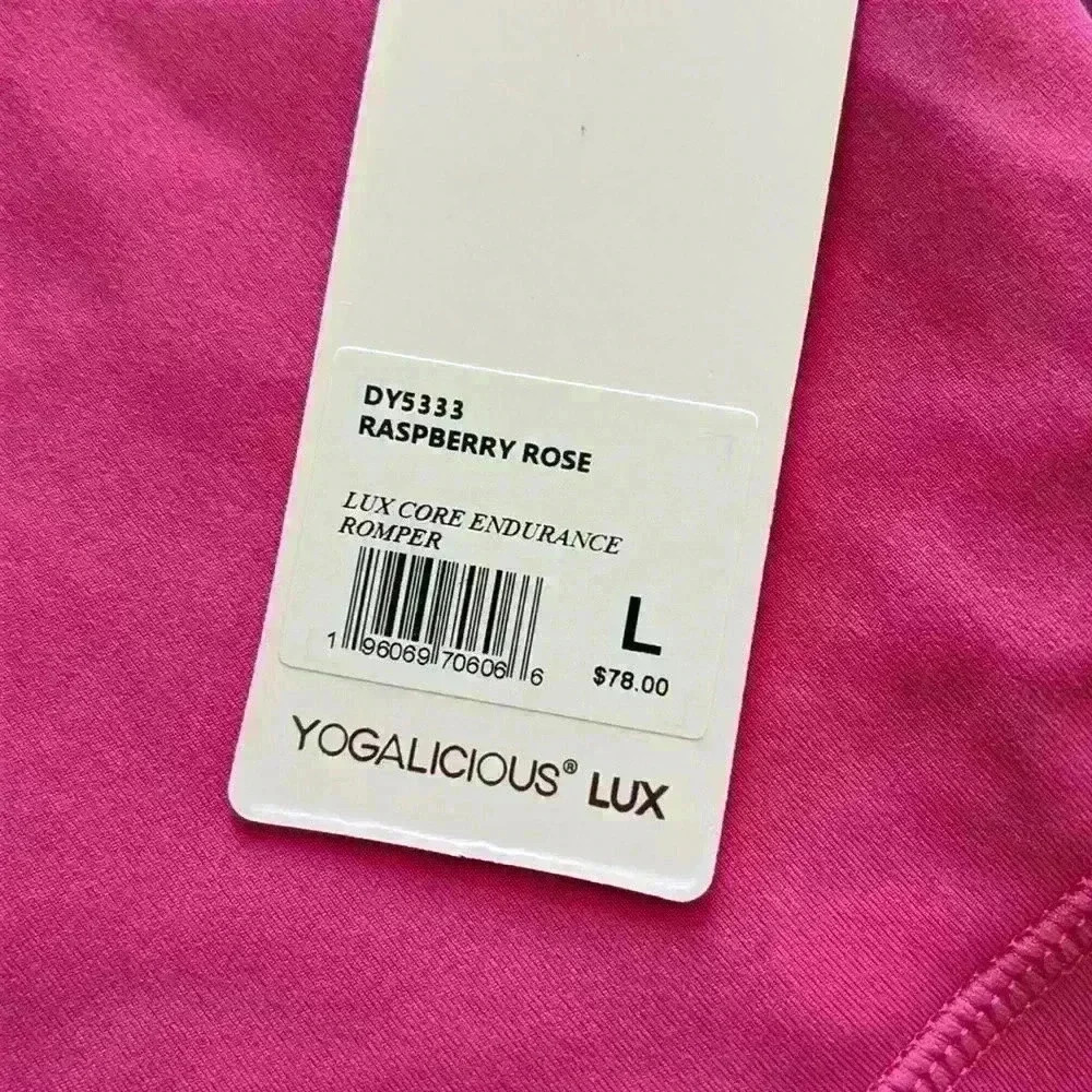 NWT Yogalicious Lux Core Endurance One Piece Romper - Picture 2 of 4